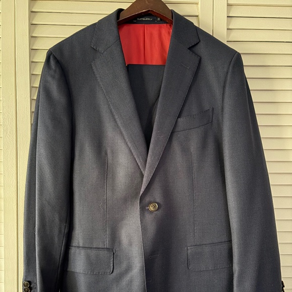 Suitsupply Blue Tailored Fit Sienna Suit - Size 38S - Picture 1 of 7